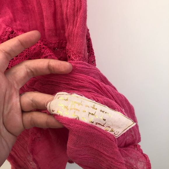 Jen’s Pirate Booty Pink Crochet Tank Top - Picture 5 of 5